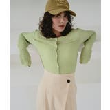 前後2wayポコポコジャガードトップス | titivate | 詳細画像12 