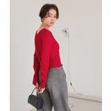 前後2wayポコポコジャガードトップス | titivate | 詳細画像17 