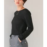 前後2wayポコポコジャガードトップス | titivate | 詳細画像19 