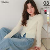 前後2wayポコポコジャガードトップス | titivate | 詳細画像1 