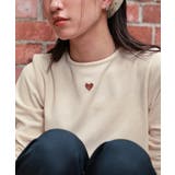 ハートカット刺繍前後2wayカットソー | titivate | 詳細画像22 