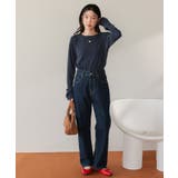 ハートカット刺繍前後2wayカットソー | titivate | 詳細画像33 