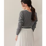 ハートカット刺繍前後2wayカットソー | titivate | 詳細画像12 