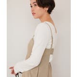 バックUネックロングスリーブカットソー | titivate | 詳細画像24 