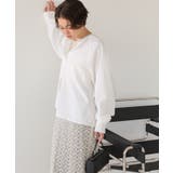 バックフリルバンドカラーシャツ | titivate | 詳細画像6 