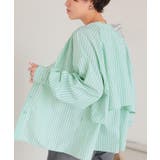 バックフリルバンドカラーシャツ | titivate | 詳細画像15 