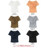 オフショルダーハーフスリーブTシャツ | titivate | 詳細画像20 