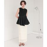 ペプラムフレアドッキングトップス | titivate | 詳細画像32