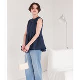 ペプラムフレアドッキングトップス | titivate | 詳細画像4