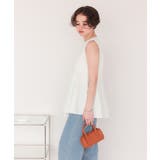 ペプラムフレアドッキングトップス | titivate | 詳細画像7