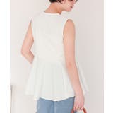 ペプラムフレアドッキングトップス | titivate | 詳細画像9