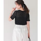 ハーフスリーブレーストップス | titivate | 詳細画像19 