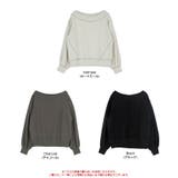 オフショルダースウェットプルオーバー | titivate | 詳細画像2 