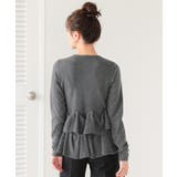 フリルヘムニットカーディガン | titivate | 詳細画像3 