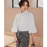 リボンボウタイブラウス | titivate | 詳細画像2