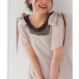 配色リブニットタンクトップ | titivate | 詳細画像16 