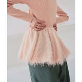 ドッキングペプラムニットトップス | titivate | 詳細画像16 