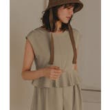 ペプラムフレアデザインオールインワン/ワンピース水着 | titivate | 詳細画像22 