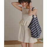 ペプラムフレアデザインオールインワン/ワンピース水着 | titivate | 詳細画像3 