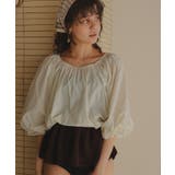 オフショルダーバルーントップス/ラッシュガード | titivate | 詳細画像18 