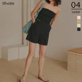 撥水バックゴムショートパンツ/ラッシュガード | titivate | 詳細画像1 
