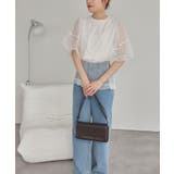 パフスリーブチュールレイヤードトップス | titivate | 詳細画像12