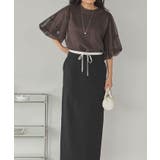 パフスリーブチュールレイヤードトップス | titivate | 詳細画像17