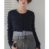 リボンデザインカーディガン/ノースリーブニットセット | titivate | 詳細画像27