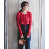 リボンデザインカーディガン/ノースリーブニットセット | titivate | 詳細画像3