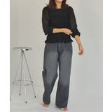 シアー楊柳ぽこぽこシャーリングトップス | titivate | 詳細画像9