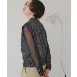 ゴールド釦ツイードニットベスト | titivate | 詳細画像25 