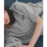 刺繍入りハーフスリーブスウェットプルオーバー | titivate | 詳細画像2 