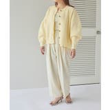 シルバー釦クルーネックニットカーディガン | titivate | 詳細画像31 