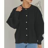 シルバー釦クルーネックニットカーディガン | titivate | 詳細画像32 