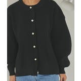 シルバー釦クルーネックニットカーディガン | titivate | 詳細画像17 