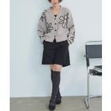 フラワーラインニットカーディガン | titivate | 詳細画像17 