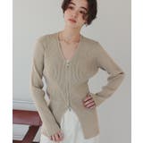 スリムアップジップニットカーディガン | titivate | 詳細画像4