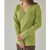 スリムアップジップニットカーディガン | titivate | 詳細画像11