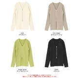 スリムアップジップニットカーディガン | titivate | 詳細画像19