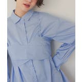 ラップビスチェ付きレイヤードシャツ | titivate | 詳細画像16 