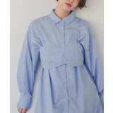 ラップビスチェ付きレイヤードシャツ | titivate | 詳細画像3 