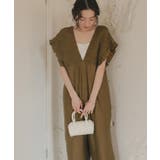 シャーリングフリルオールインワン | titivate | 詳細画像22 