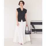 ノースリーブVネックリブニットベスト | titivate | 詳細画像13 