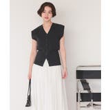 ノースリーブVネックリブニットベスト | titivate | 詳細画像2 