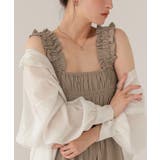 楽ちんきれいショルダーフリルシャーリングオールインワン | titivate | 詳細画像10 