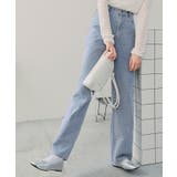 ドット/カラーストレートデニムパンツ | titivate | 詳細画像24 