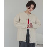 ノーカラーデニムジャケット | titivate | 詳細画像17