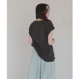 フレンチスリーブピグメントフォトプリントTシャツ | titivate | 詳細画像13