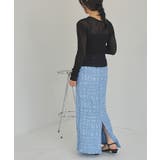 前後2wayリブシアーニットカーディガン | titivate | 詳細画像11 