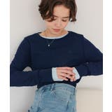 シアーカットソーロングスリーブトップス | titivate | 詳細画像7